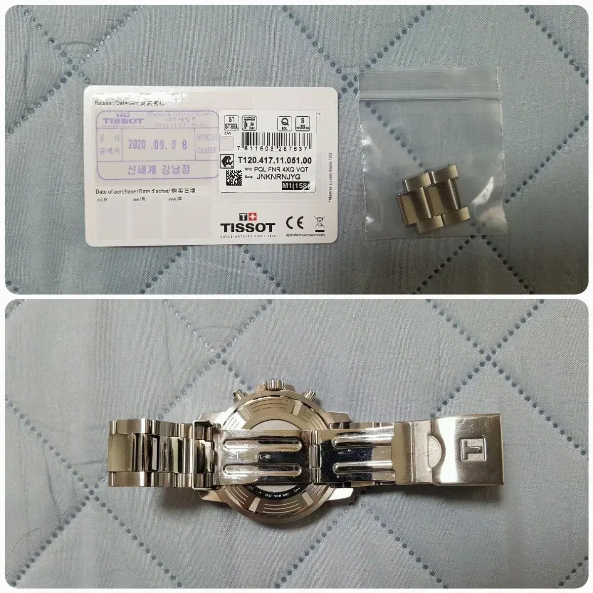  TISSOT シースター1000 クロノグラフ 腕時計(クォーツ) 腕時計(アナログ)