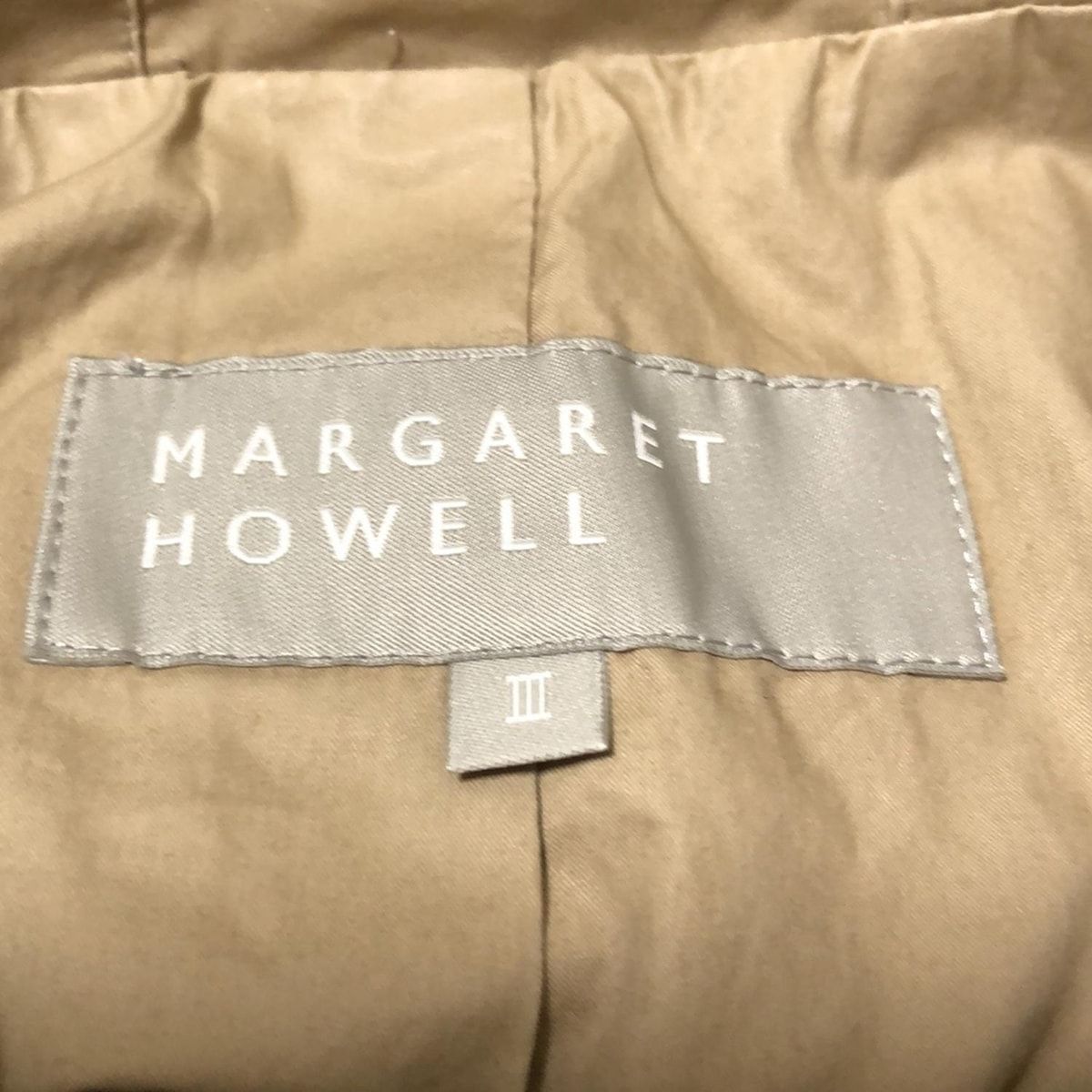 MargaretHowell マーガレットハウエル コート サイズ3 L レディース - ベージュ 長袖 春 秋 GULLKHAN_COM