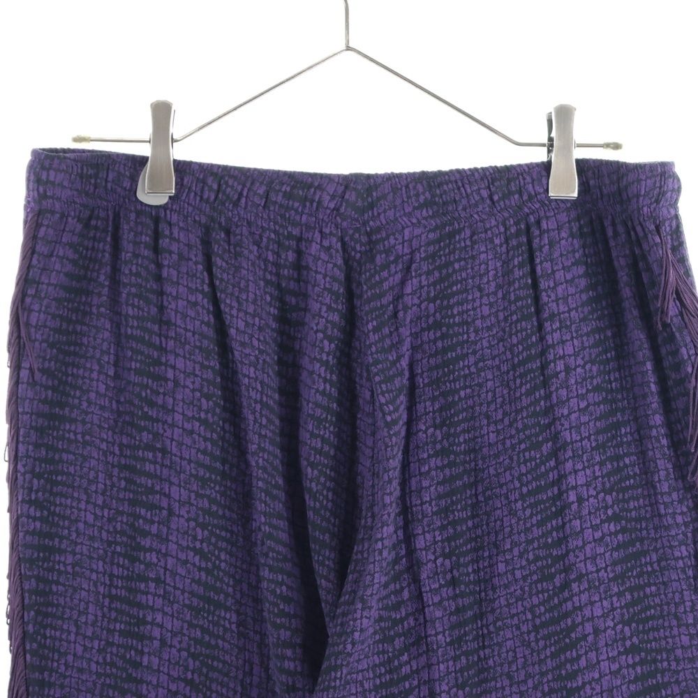  Needles ニードルス フリンジ総柄イージースラックスパンツ パープル OT 197 チノパン パンツ