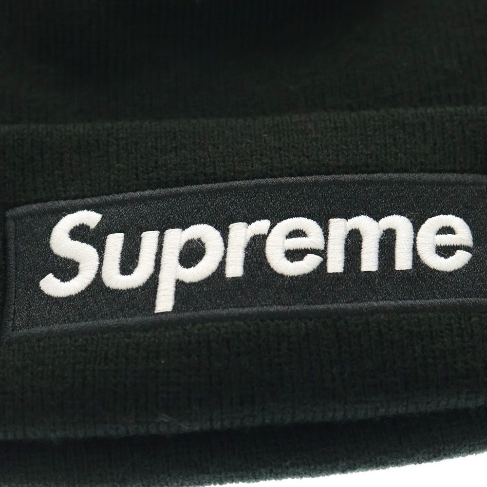  SUPREME シュプリーム 24 AW× Era Box Logo Beanie ニューエラ ボックスロゴ ビーニー ニットキャップ ブラック ニット帽 ビーニー 帽子