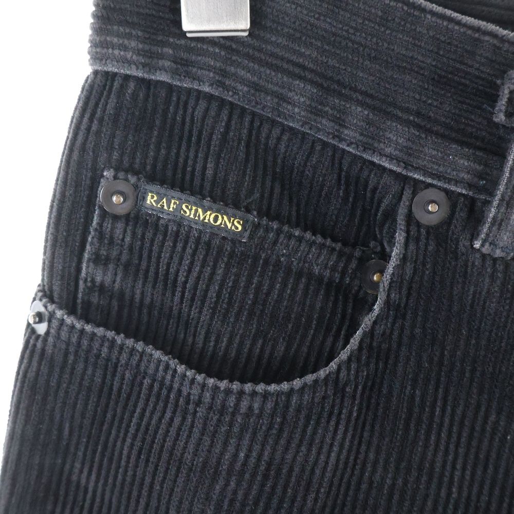  RAF SIMONS ラフシモンズ 03 AW CLOSER期 Archive アーカイブ コーデュロイ 5ポケットパンツ ブラック チノパン パンツ