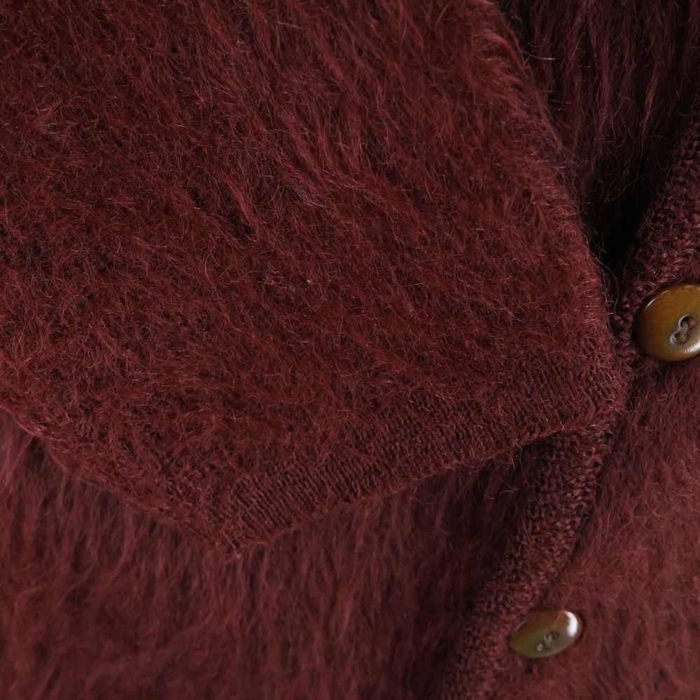 Tenderloin テンダーロイン モヘアカーディガン ボルドー TENDERLOIN 'MOHAIR CARDIGAN'モヘア カーディガン M テンダーロイン