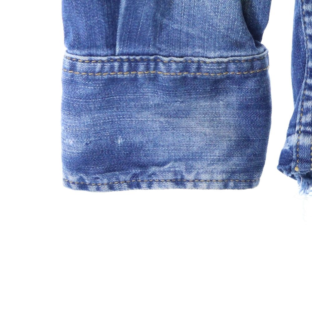 DSQUARED2 (ディースクエアード) ICON Western Shirt ダメージ加工