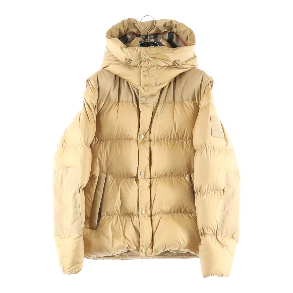 BURBERRY バーバリー デタッチャブルスリーブ フーディーダウンジャケット アウター ベージュ 8059141