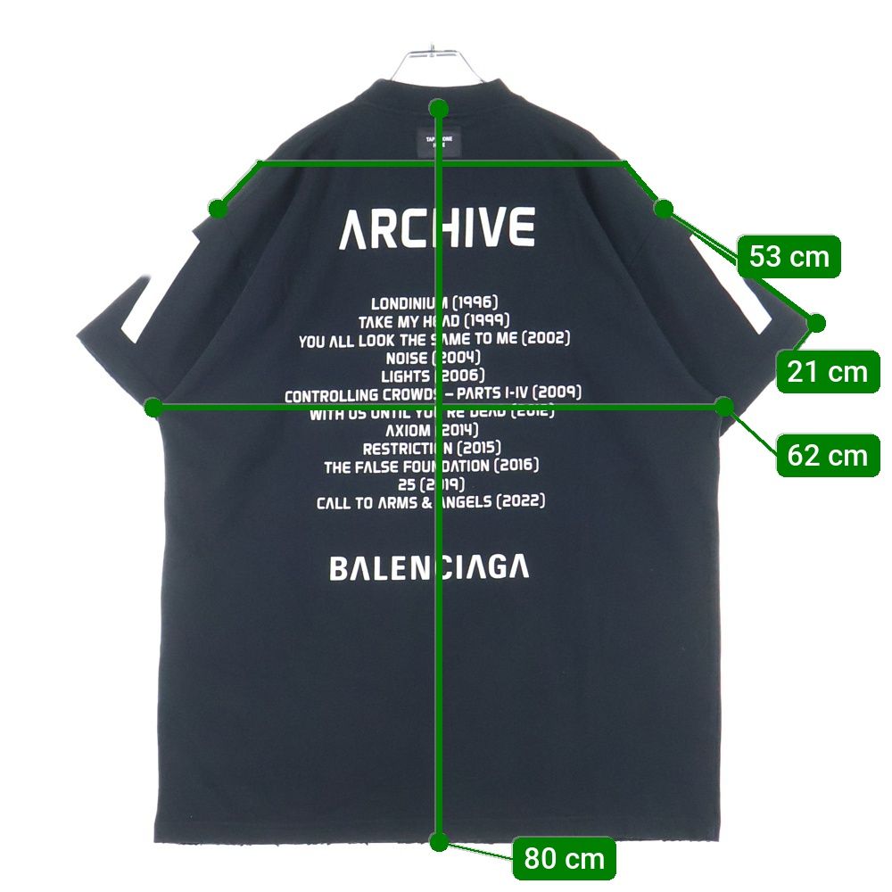 バレンシアガ元値24万円シャツ BALENCIAGA (バレンシアガ) 24SS Music Archive Series Connected T