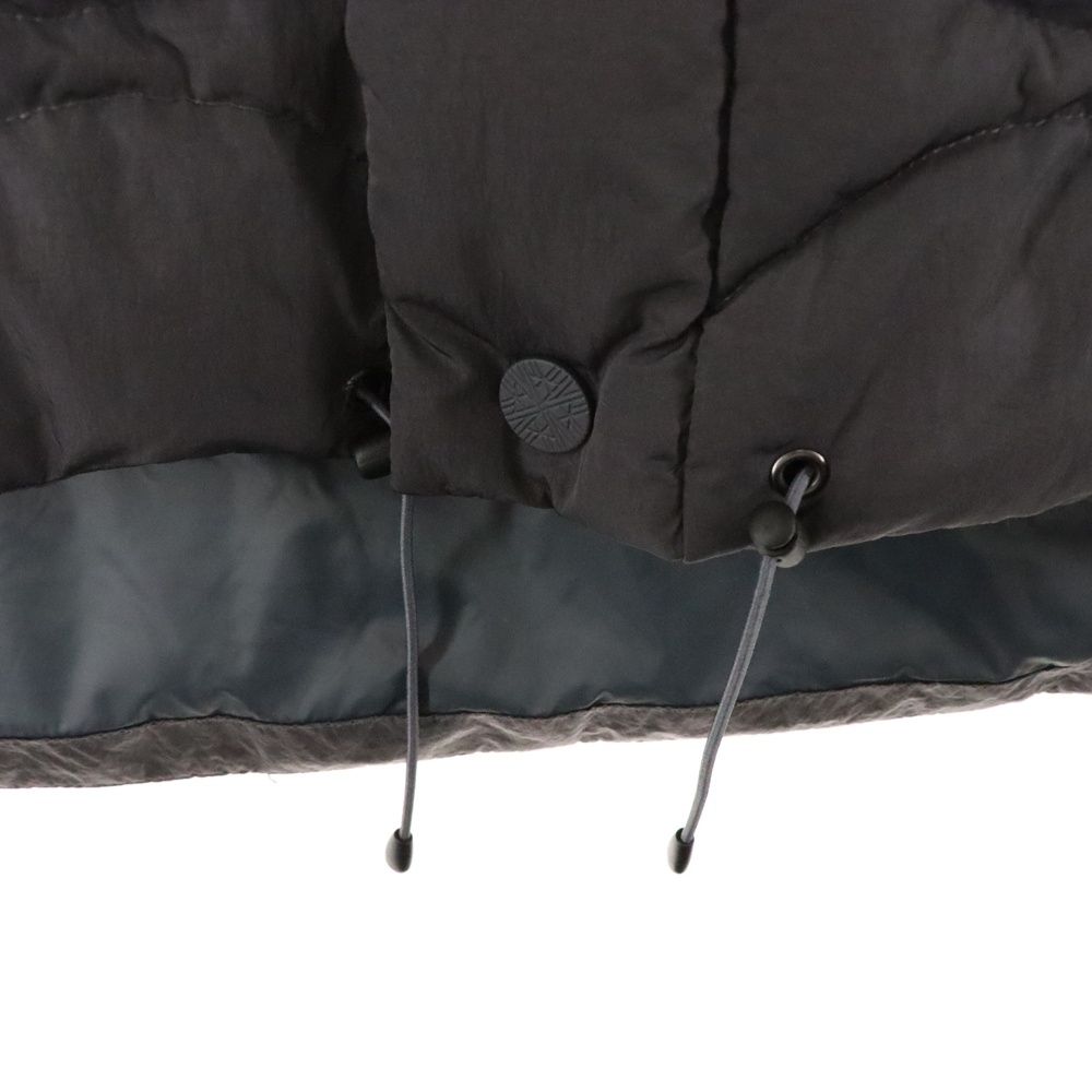 White Mountaineering ホワイトマウンテニアリング ×TAION QUILTED HANTEN タイオン キルテッド ハンテン ノー ナイロンダウンジャケット チャコールグレー WM2273217 KANDAIZUMI_COM