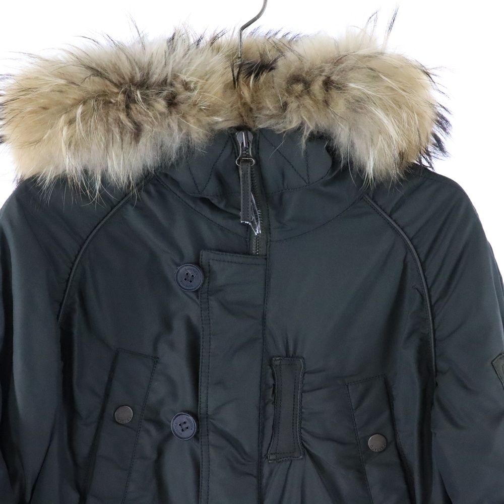 ジップアップ ダウンジャケット