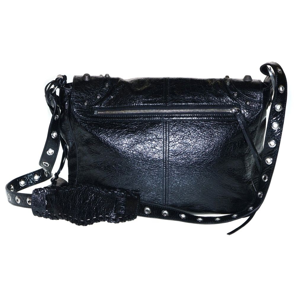 BALENCIAGA バレンシアガ ルカゴール ショルダーバッグ ブラック シルバー金具 レザー 719093 BALENCIAGA（バレンシアガ） ショルダーバッグ LE CAGOLE ル カゴール