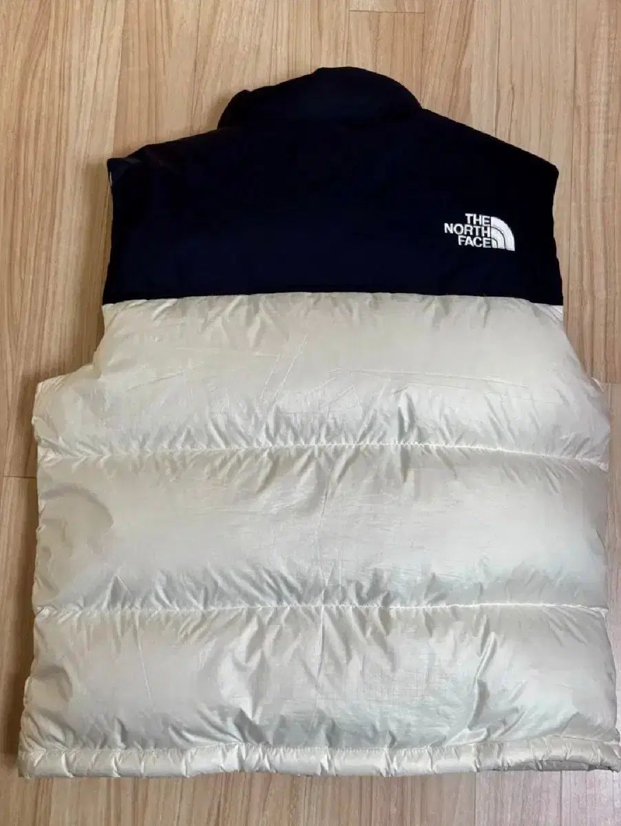 THE NORTH FACE ザノースフェイス 白ラベル ダウン BEST ベスト クリーム XL サイズ