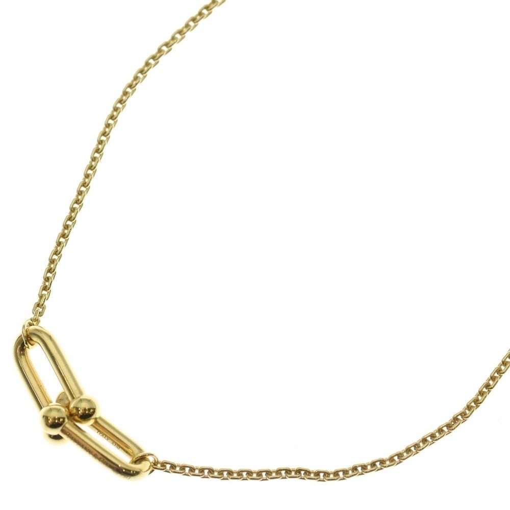 TIFFANY - Co. ティファニー ダブルリンク スモール ネックレス ペンダント チェーン イエローゴールド