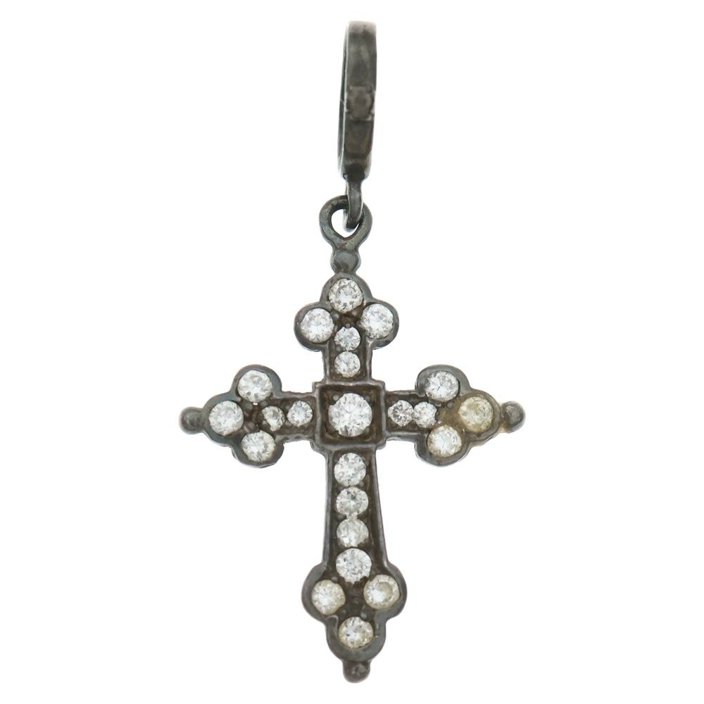 Loree Rodkin ローリーロドキン ゴシッククロス クロスモチーフジルコニアネックレストップ シルバー
