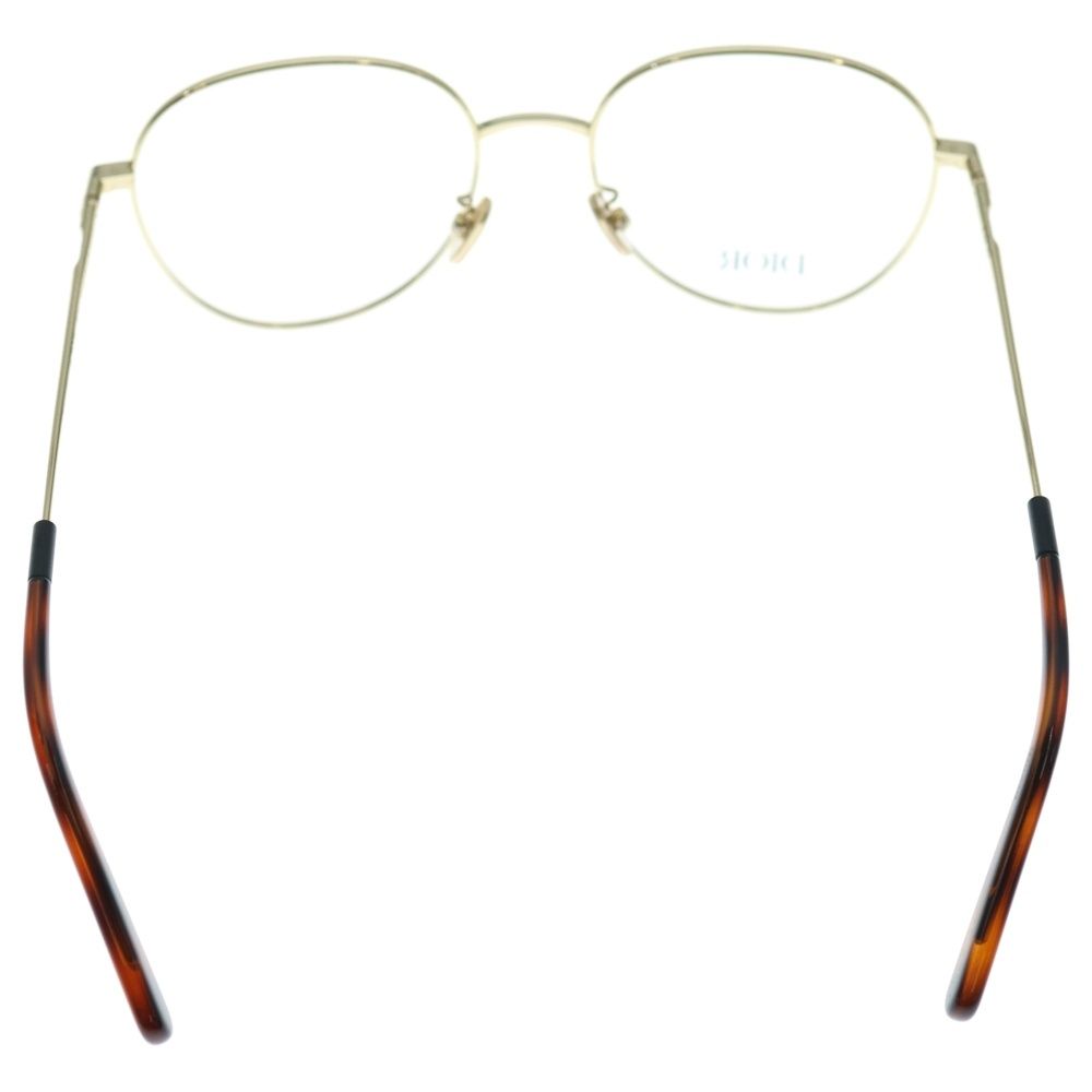Christian Dior クリスチャンディオール Mini CD O R3U B500 ミニシディー オーバル型眼鏡 アイウェア ゴールド TF41005648 52 18 140 レディース