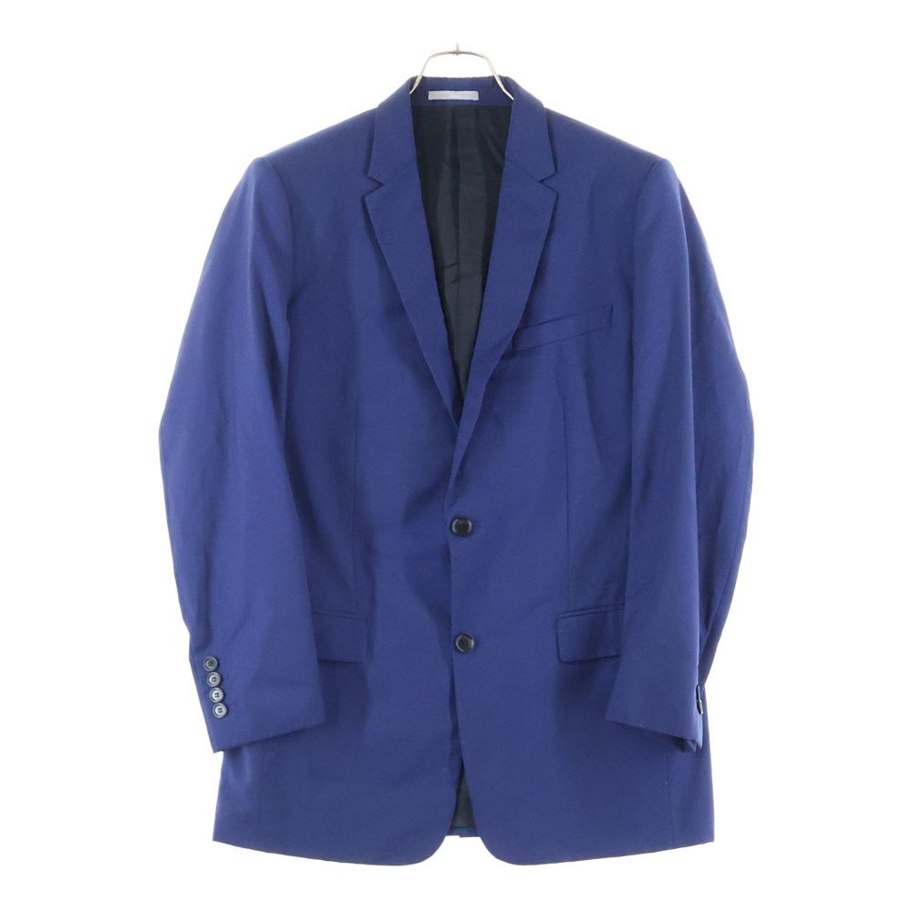 Dior HOMME ディオールオム セットアップスーツ ウール ナローラペル 2B テーラードジャケット ノータック スラックスパンツ ネイビー 633C720A3919