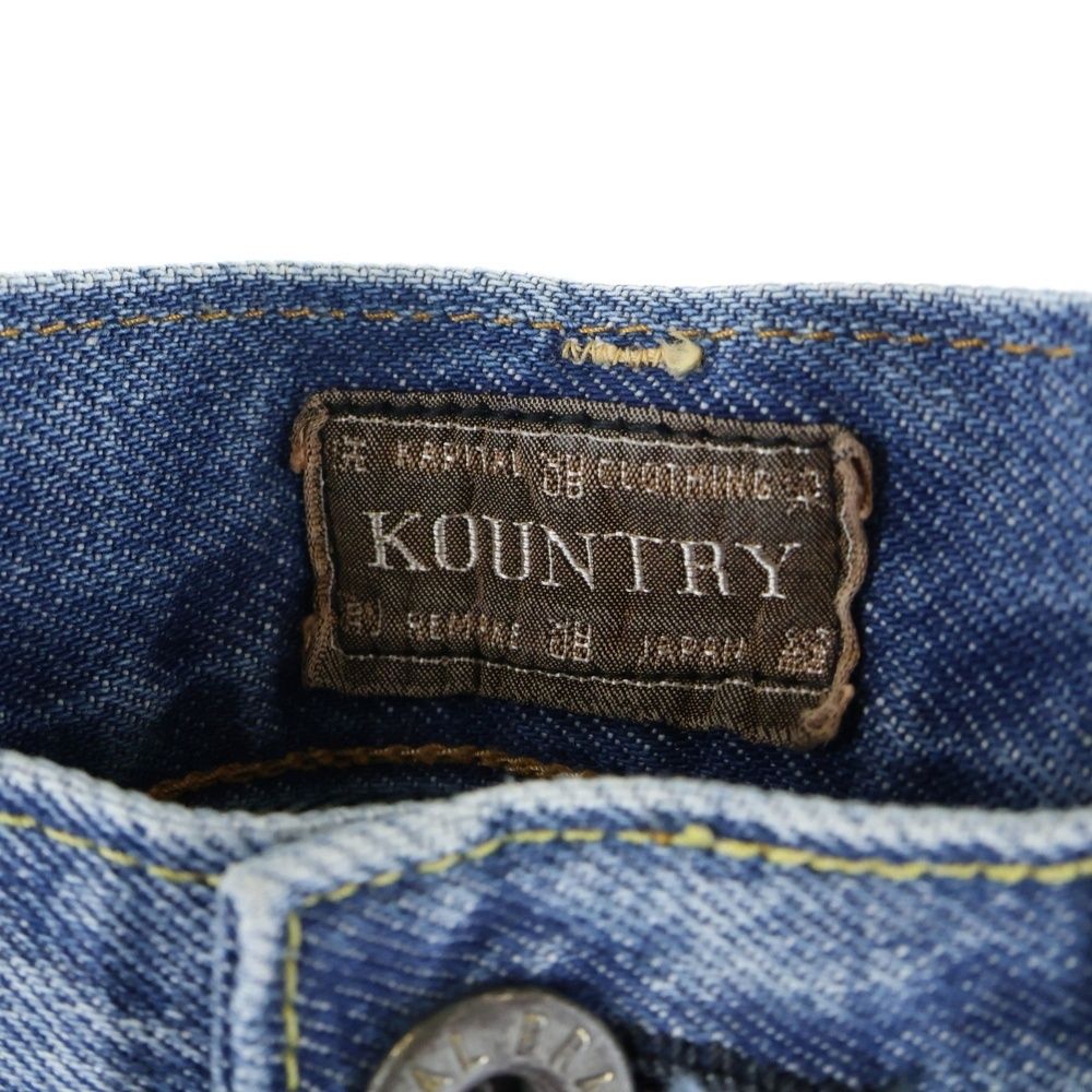 KAPITAL キャピタル 14oz Bone Denim 5P Shorts 14オンス ボーンデニムショーツ ハーフパンツ インディゴ EK-1448SPA NOITHATQUANGTHANH_NET