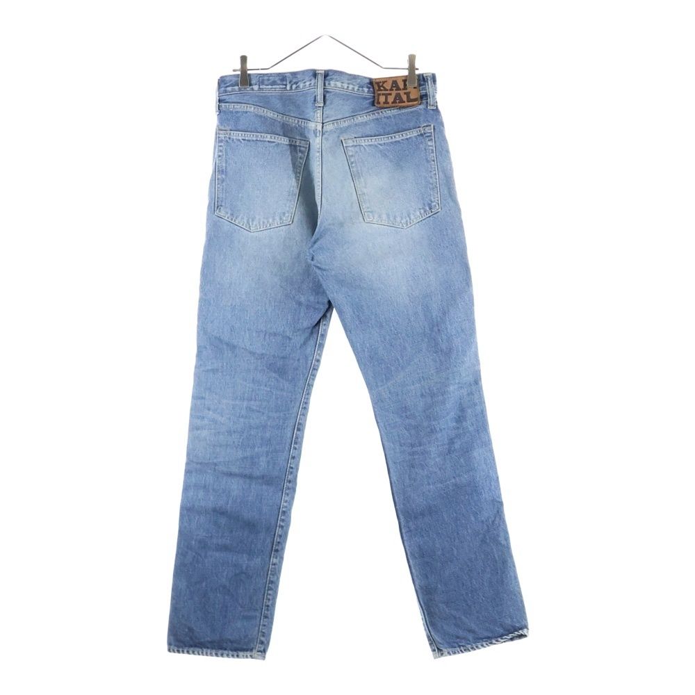 キャピタル サイズ:38  EK-1174LPA 14oz 5P モンキーCISCOスタッズデニムパンツ 中古 SB01 KAPITAL (キャピタル) 14oz 5P モンキーCISCOスタッズデニムパンツ