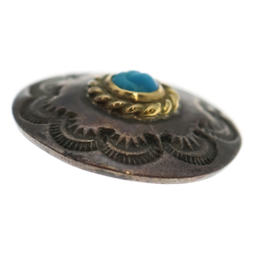  goro s ゴローズ 金縄ターコイズ付きスタンプコンチョ その他 小物