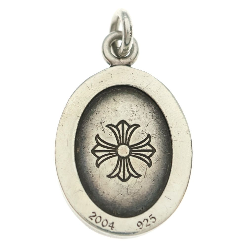 CHROME HEARTS クロムハーツ ANGEL MEDAL OVAL オーバルエンジェルメダル ペンダントトップ シルバー BCA 207