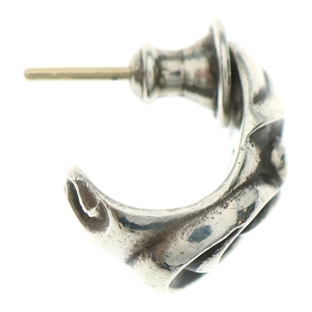 CHROME HEARTS クロムハーツ CARVED カーブドティアドロップ ピアス シルバー BCA 091