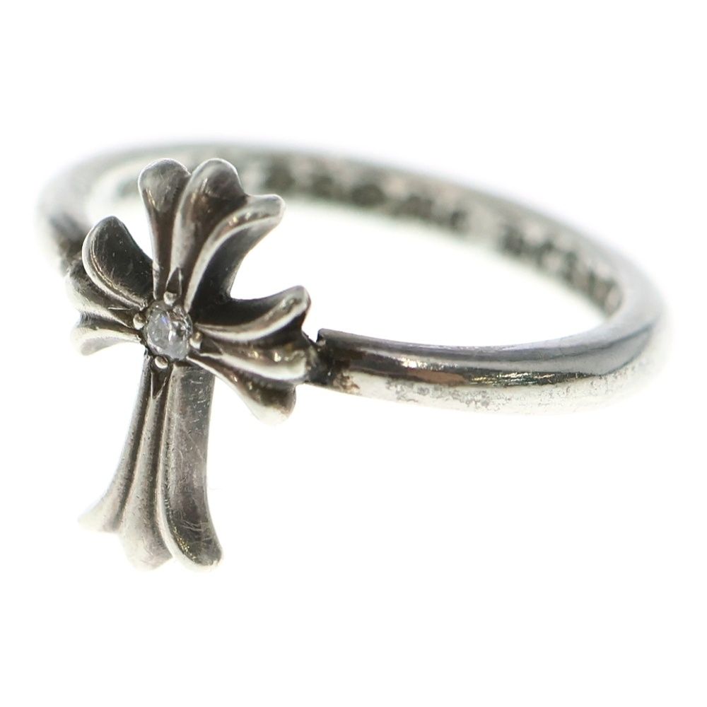 CHROME HEARTS クロムハーツ BUBBLGM CH CRS DIA バブルガムCHクロス 1ダイヤ シルバーリング