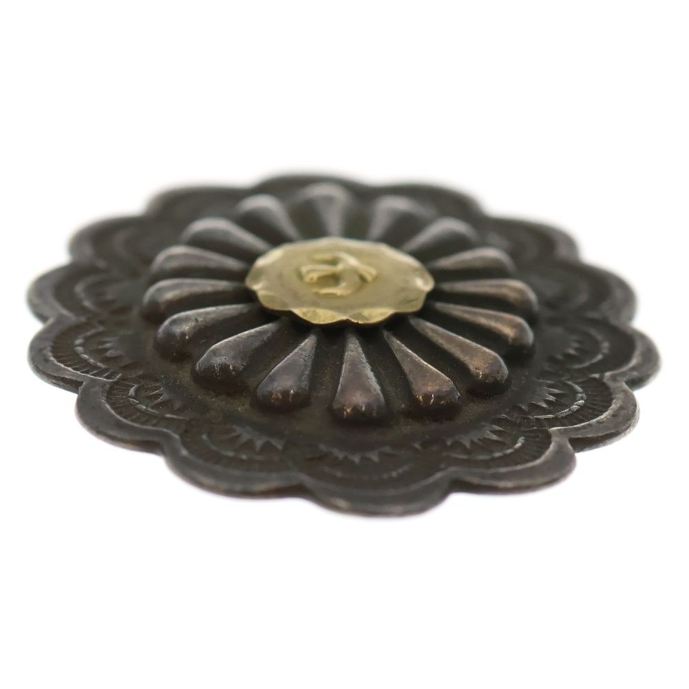  goro s ゴローズ K 18付きフラワーコンチョ横 シルバー ゴールド その他 小物