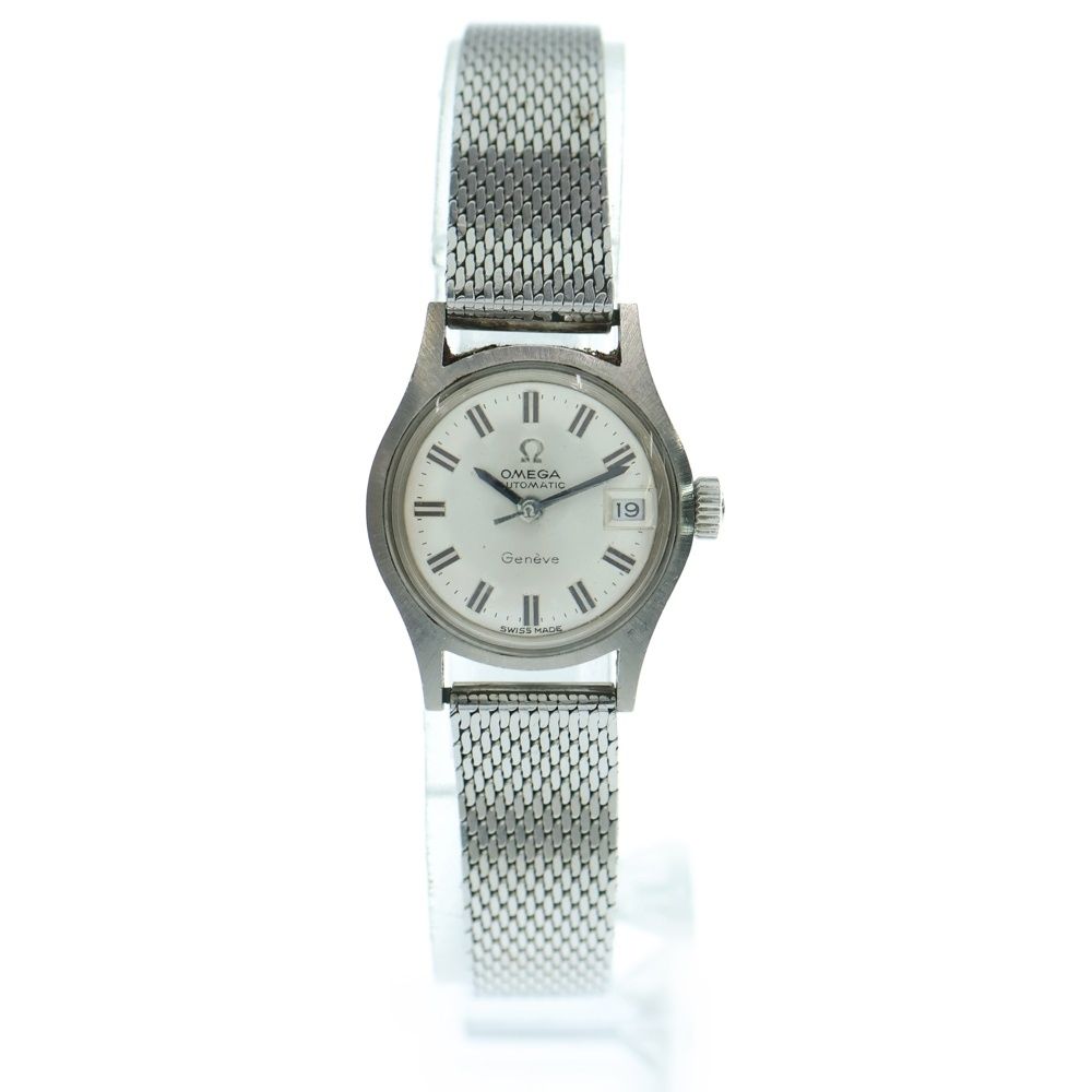 OMEGA オメガ Geneve ジュネーブ オートマチック ウォッチ 自動巻き 腕時計 シルバー
