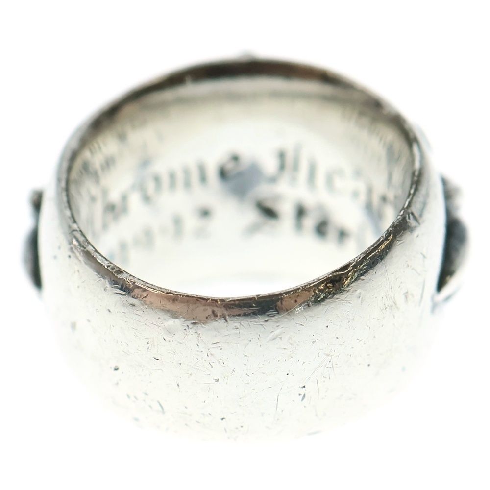 CHROME HEARTS クロムハーツ FLRL CRS フローラルクロス リング シルバー BCA346