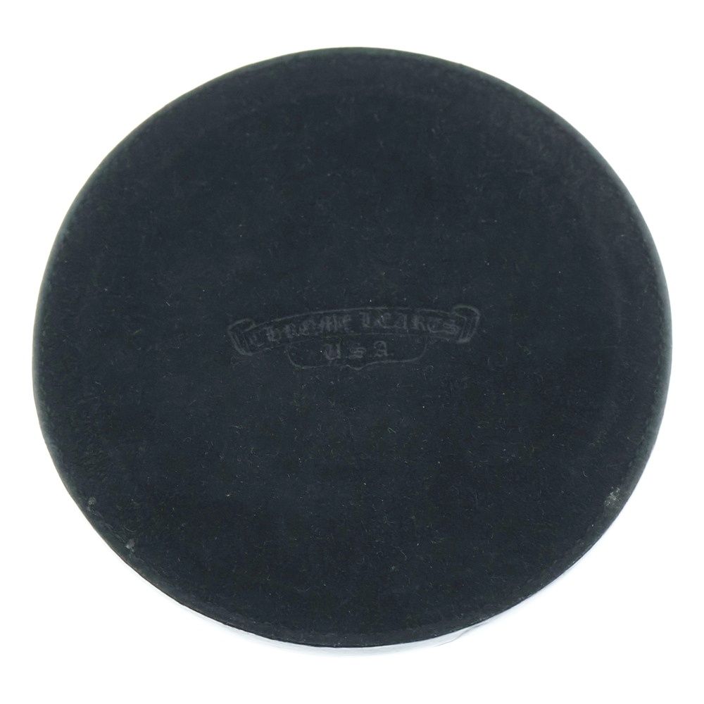 CHROME HEARTS クロムハーツ COASTER CHプラス レザーコースター ブラック