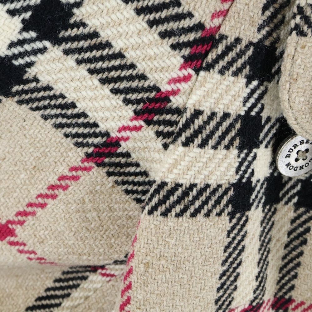 ノバチェック総柄 ウールツイード