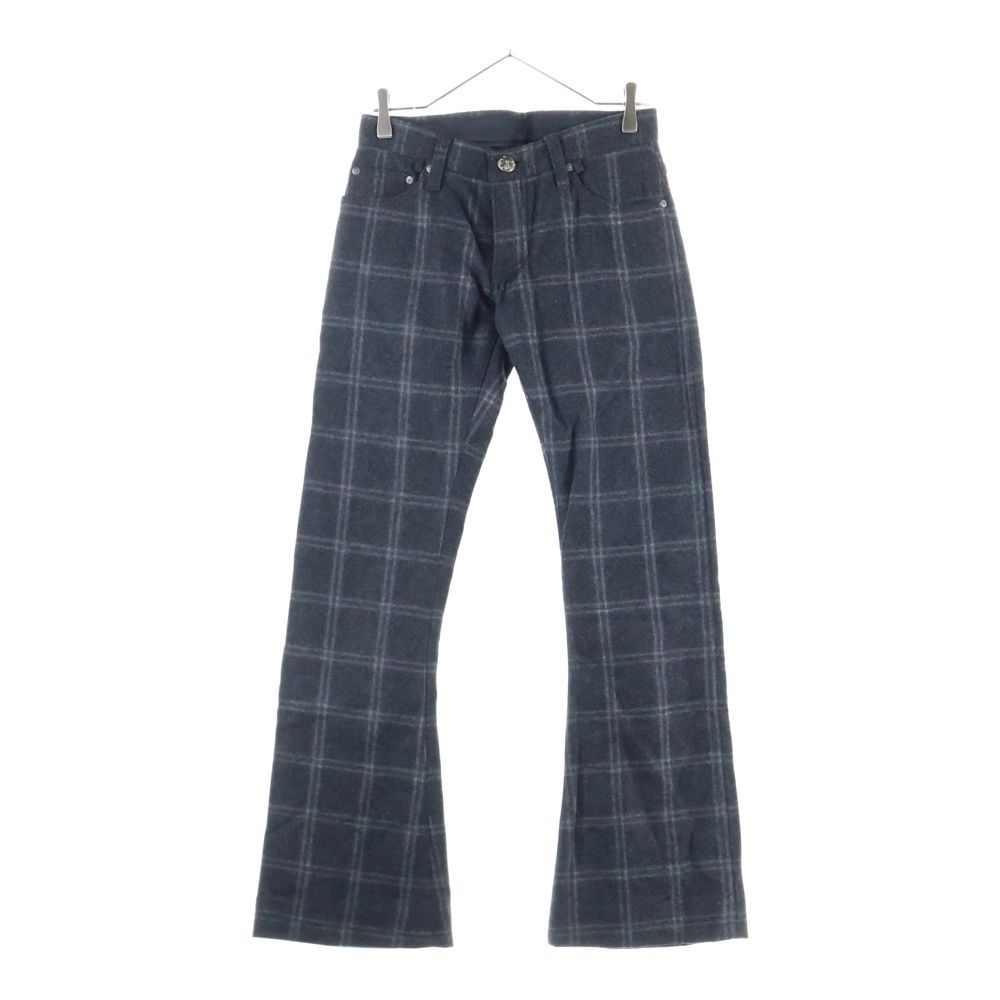 CHROME HEARTS クロムハーツ WOOL FLARE PANT ウール フ パンツ クロスボール ブラック