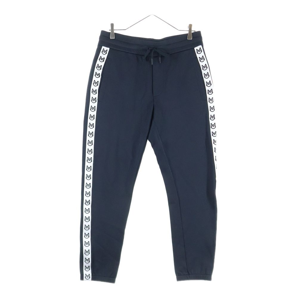 MONCLER モンクレール 21AW PANTALONE サイドロゴ刺繍 スウェット パンツ ブラック G10918H73400