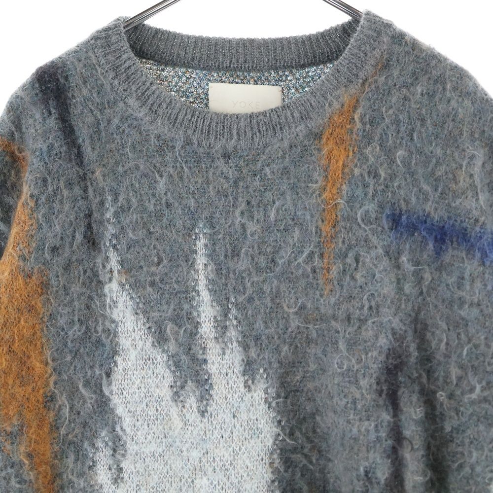 YOKE 22aw STILL JACQUARD CREWNECK サイズ3 オンライン で 販売