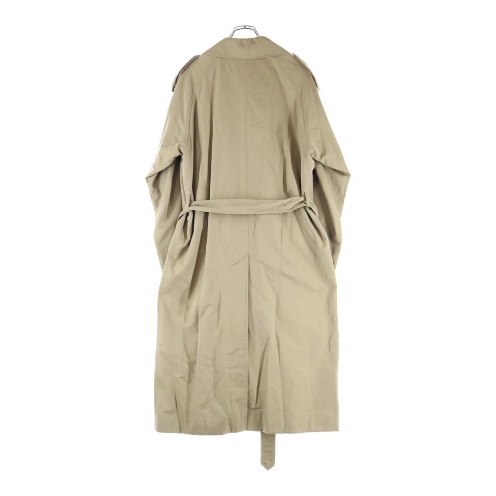 AURALEE オーラリー WASHED FINX CUPRO TWILL LONG COAT キュプラ ツイル ロング トレンチコート ベージュ A20AC02FC