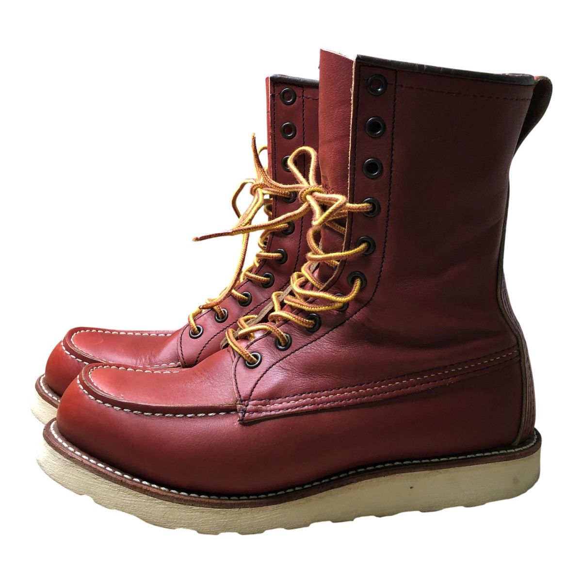レッドウィング RED WING 8877 アイリッシュセッター 赤茶 オロラセット モック ロング ブーツ 7ハーフD 犬タグ