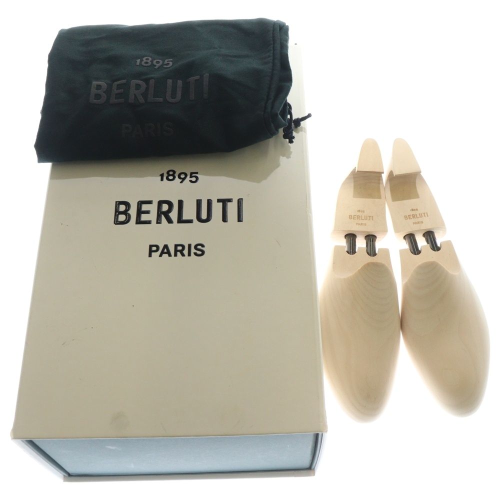 セミブローグレザーダービーシューズ ブラック