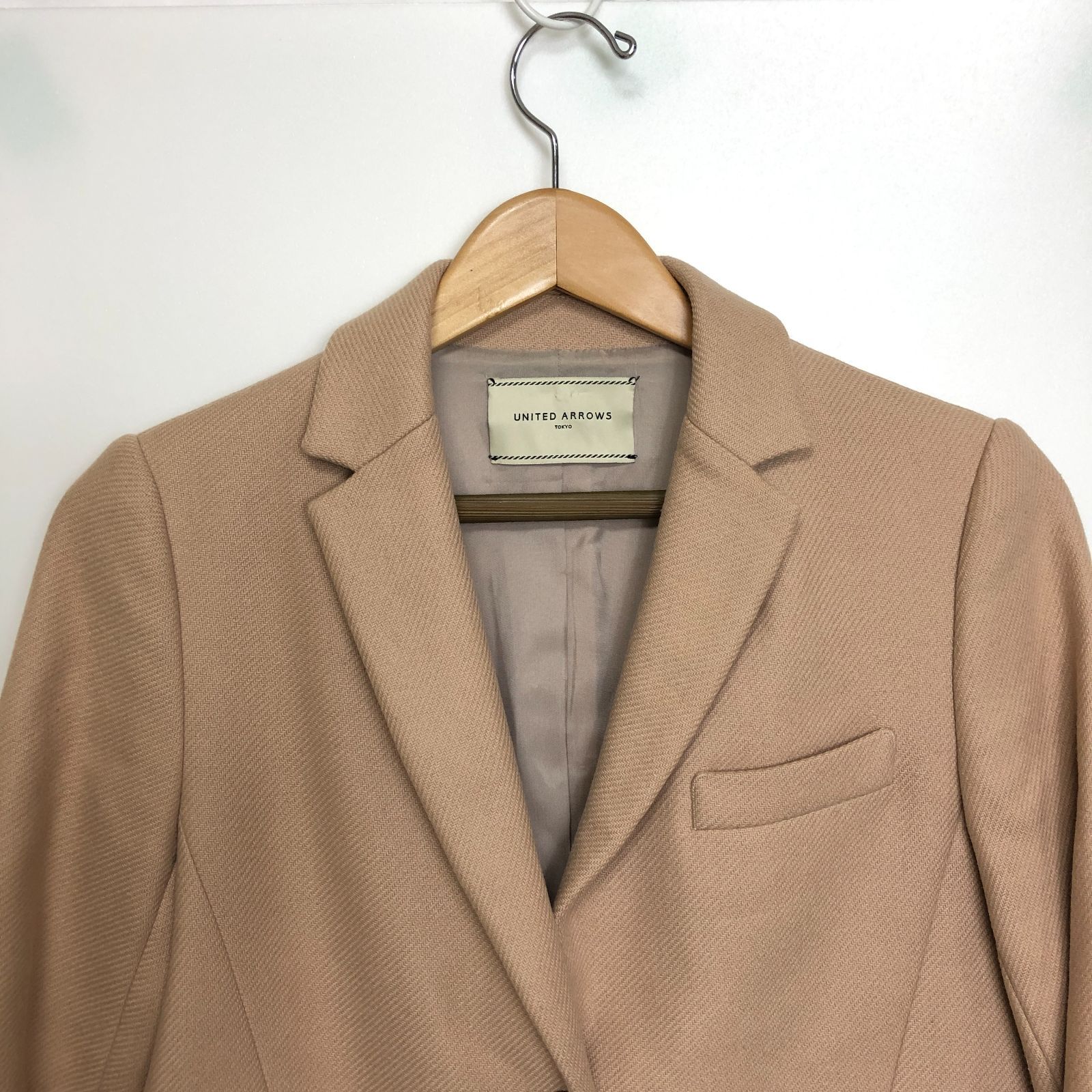 UNITED ARROWS ユナイテッドアロウズ レディースコート ピンクベージュ系 SGMT10-9403