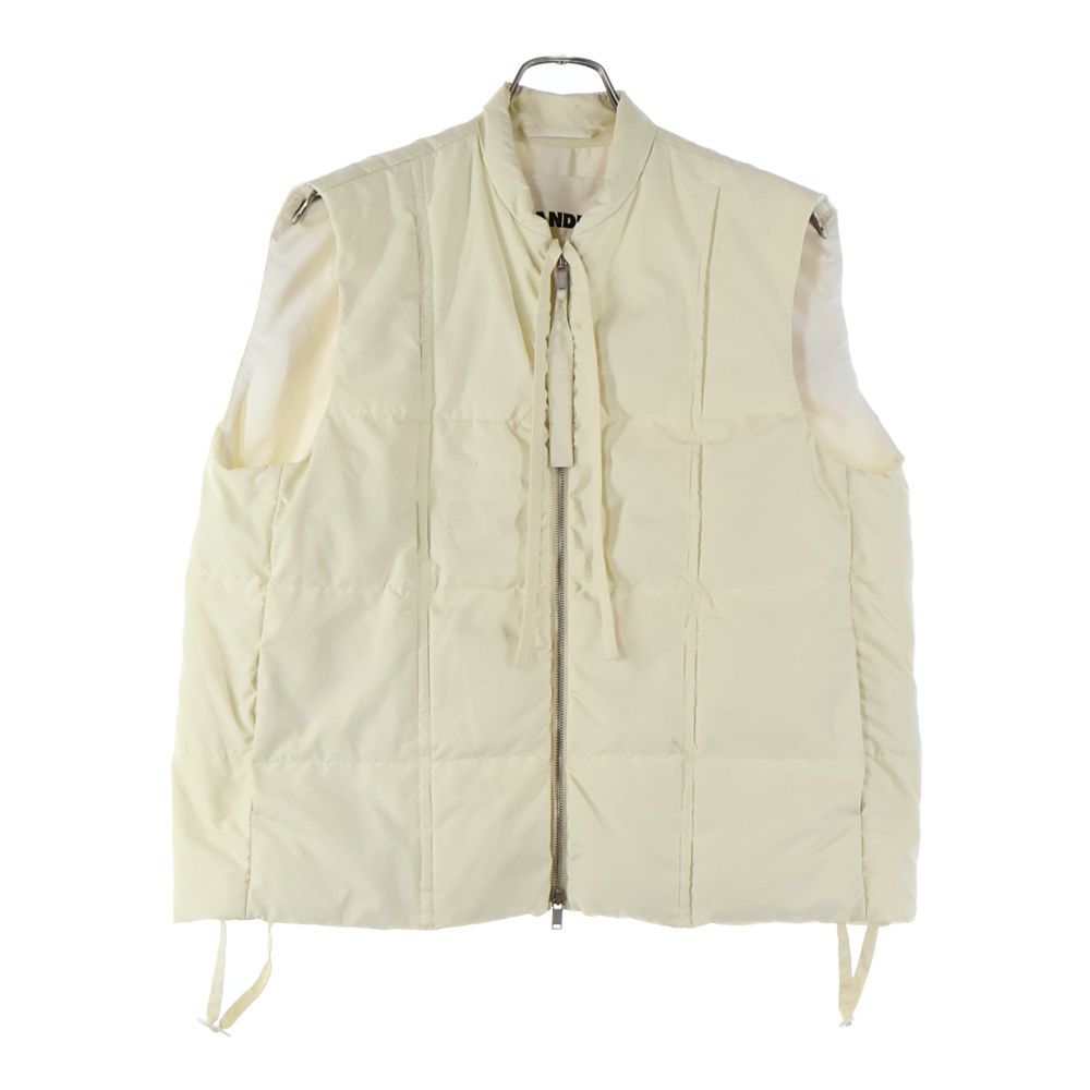 JIL SANDER ジルサンダープラス ジップアップダウンベスト ジャケット アイボリー JPPU440194