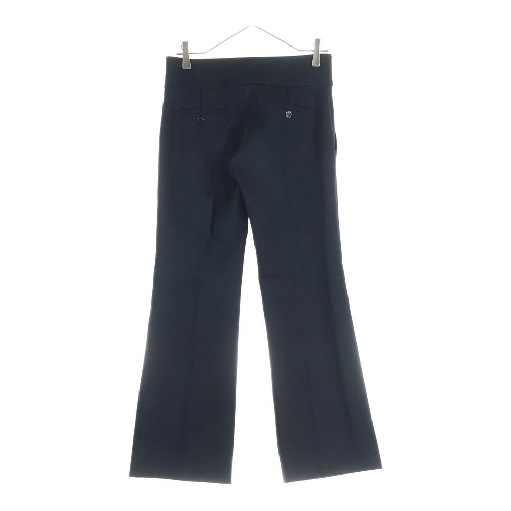 GUCCI グッチ GGマーモント バックル ビスコース セミフ スラックスパンツ トラウザーズ ブラック ゴールド レディース 462569