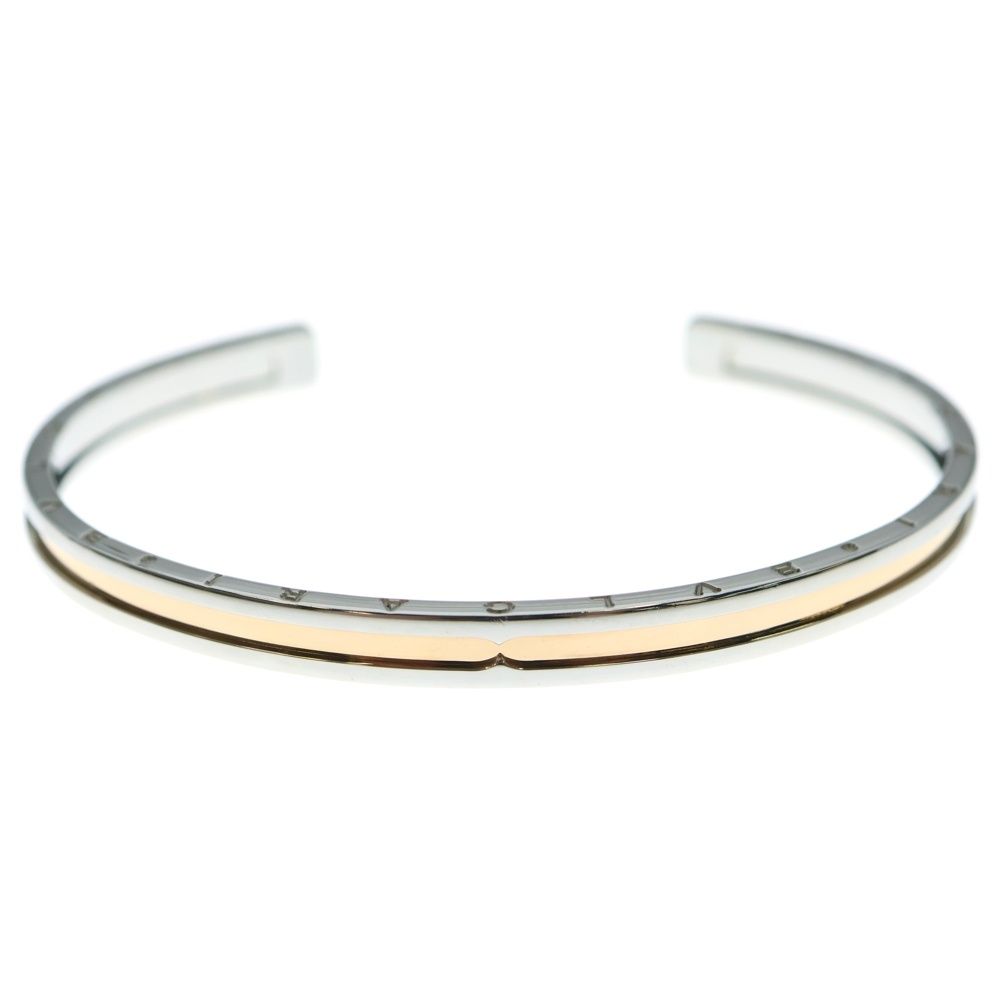 BVLGARI ブルガリ ビーゼロワン ブレスレット バングル シルバー×ゴールド Au750PG STEEL