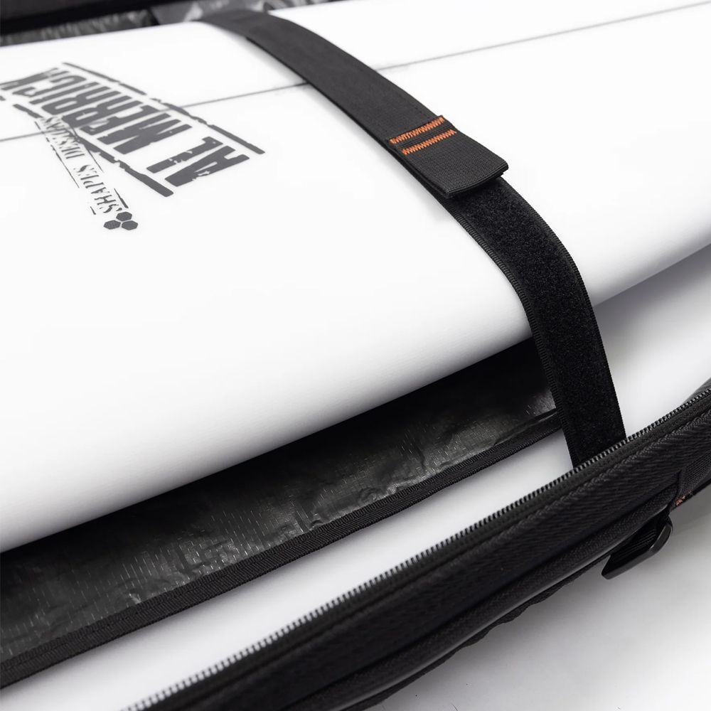  O-E HYPA FISH SHORT TRAVEL COVER WHEEL 7 ft｜4本収納 オーシャンアンドアース トラベルケース ブラック サーフボードケース サーフィン ボディボード