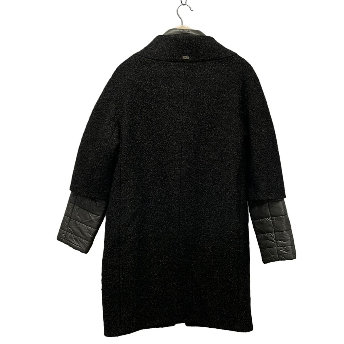 HERNO ヘルノ コート サイズ42 M レディース - 黒 長袖 インナー取り外し可 冬
