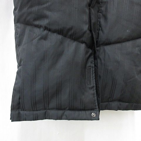 adidas アディダス ベンチコート ダウンコート 刺繍ロゴ 黒 ブラック O 中古・古着通販】adidas (アディダス) ベンチコート ブラック