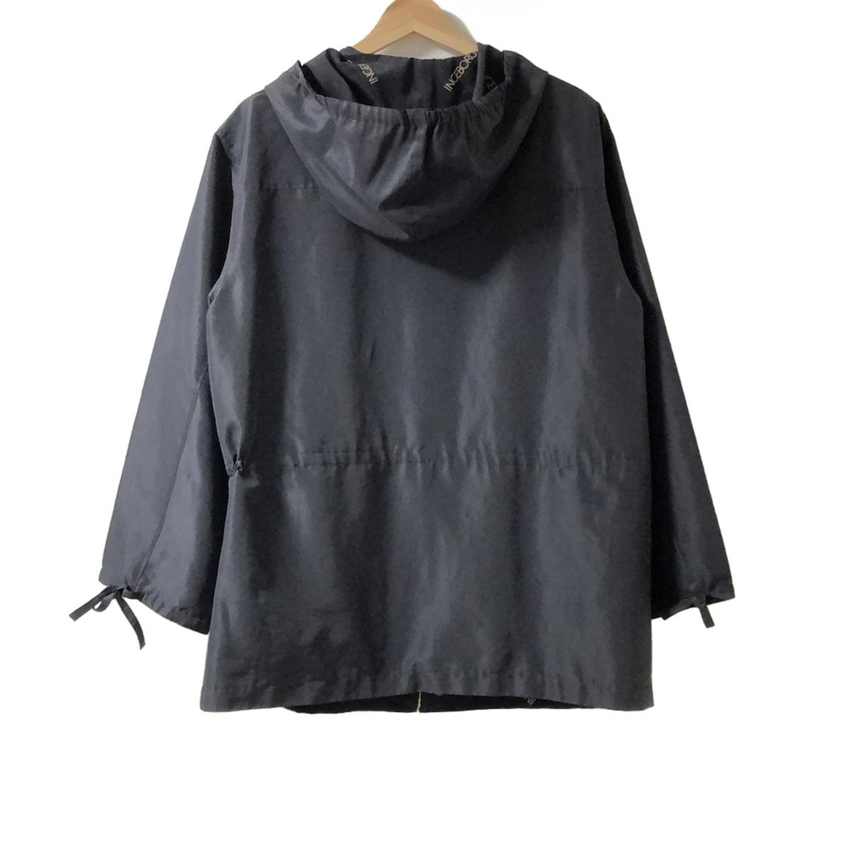 INGEBORG インゲボルグ ブルゾン レディース - 黒 長袖 リバーシブル ジップアップ 春 秋