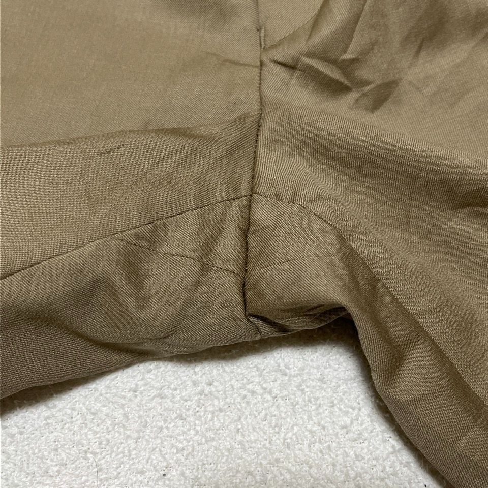 この夏最後のチャンス！ 80s 緑タグ LAUREN RALPH LAUREN ローレン ラルフローレン スラックス ２タック タック入 ブラウン ウール サイズ36 太