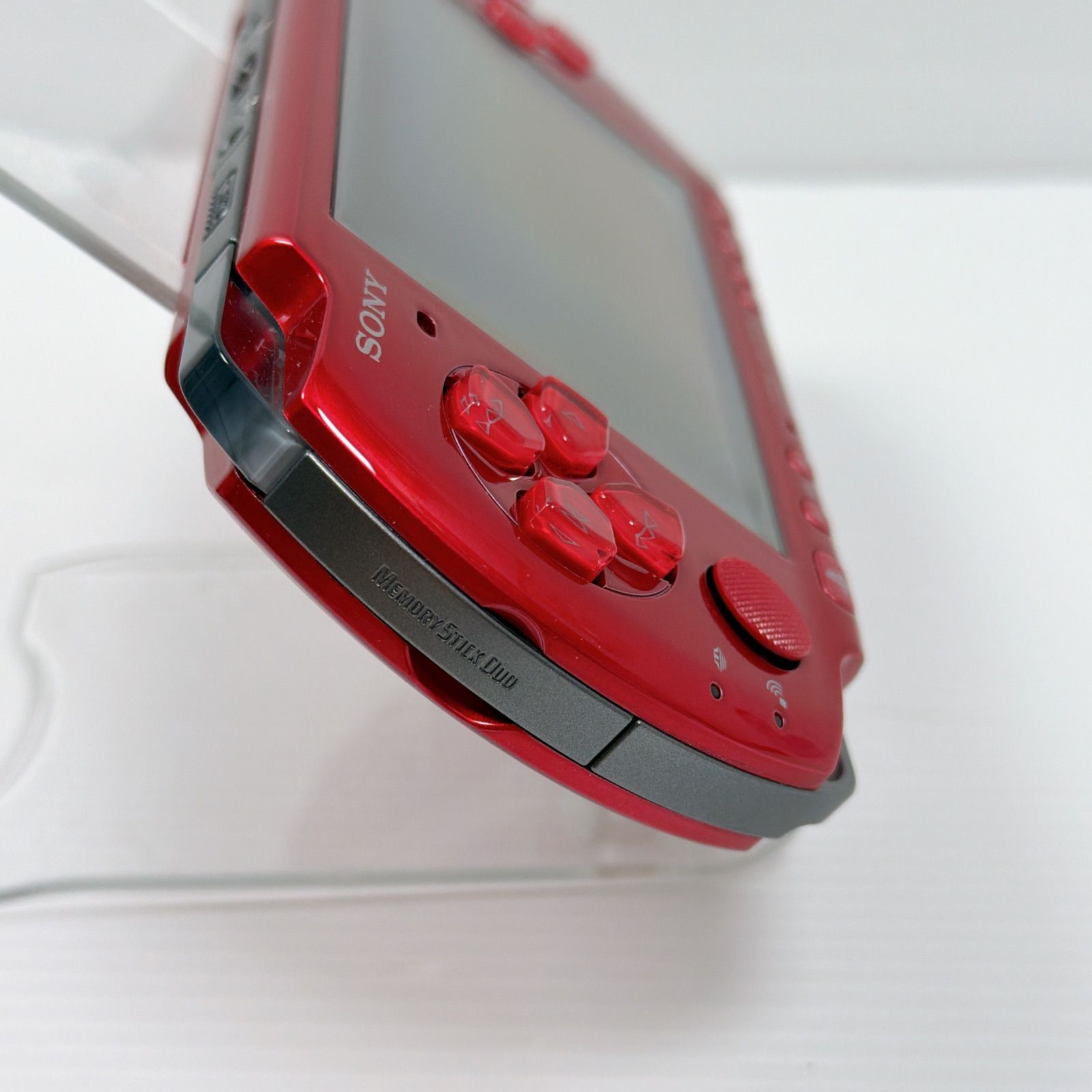 極美品 PSP 3000 ラディアントレッド 動作確認済み 遊べるセット