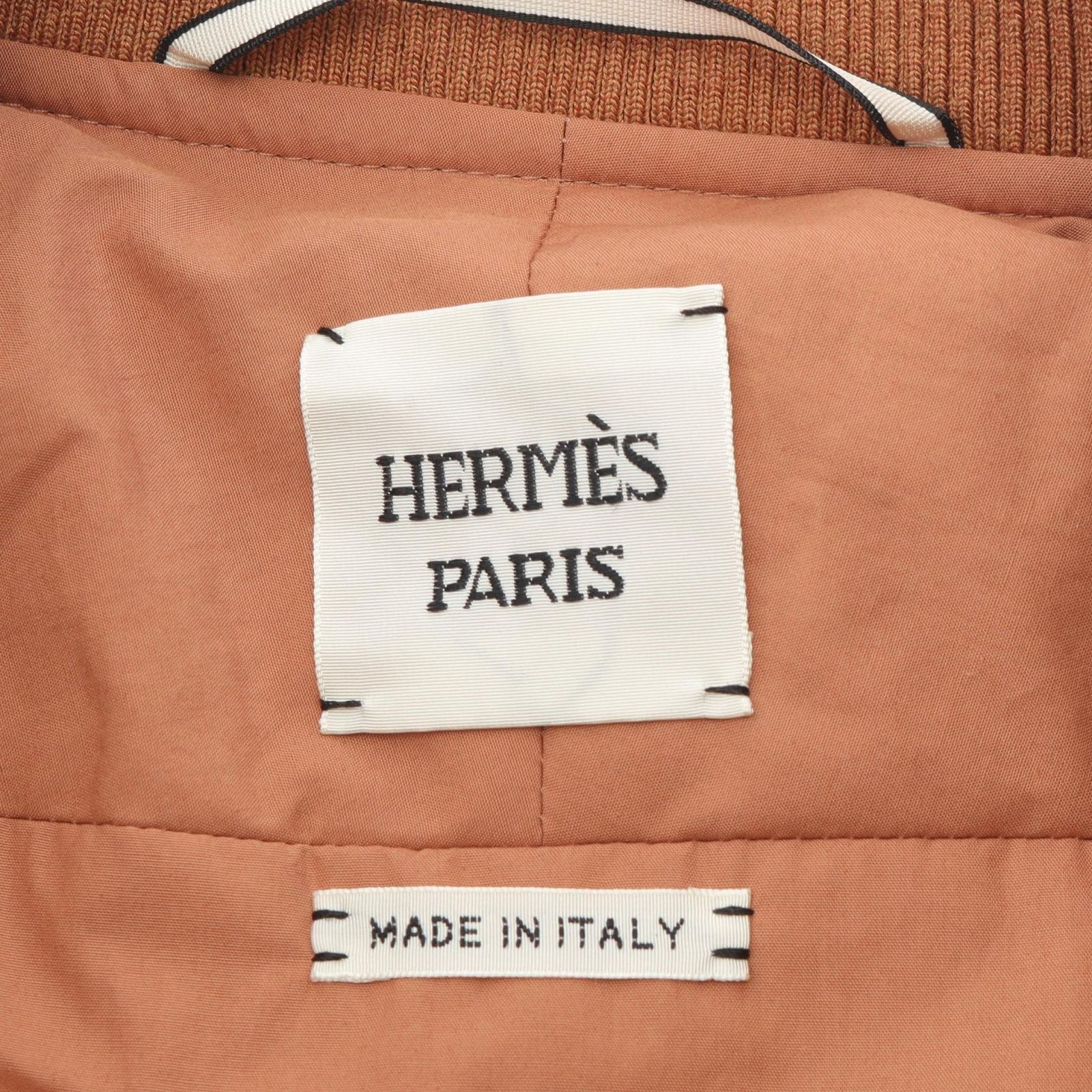 HERMES エルメス セリエボタン ボンバージャケット ブルゾン GULLKHAN_COM