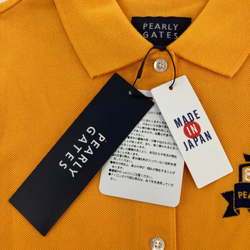 サイズ 1 PEARLY GATES パーリーゲイツ 055-2160102 半袖ポロシャツ オレンジ系 240101475379 ゴルフウェア レディース ストスト LLC-HASEGAWATOSO_COM