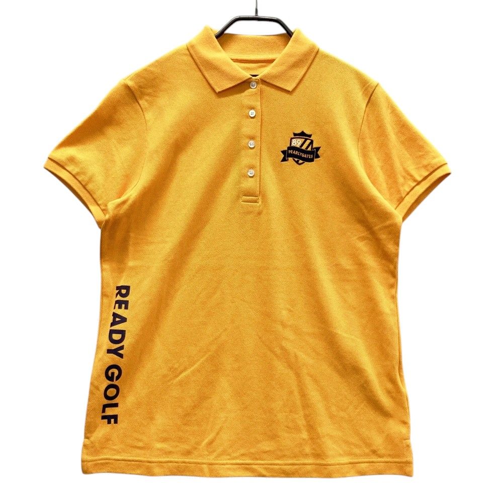 サイズ 1 PEARLY GATES パーリーゲイツ 055-2160102 半袖ポロシャツ オレンジ系 ゴルフウェア レディース ストスト