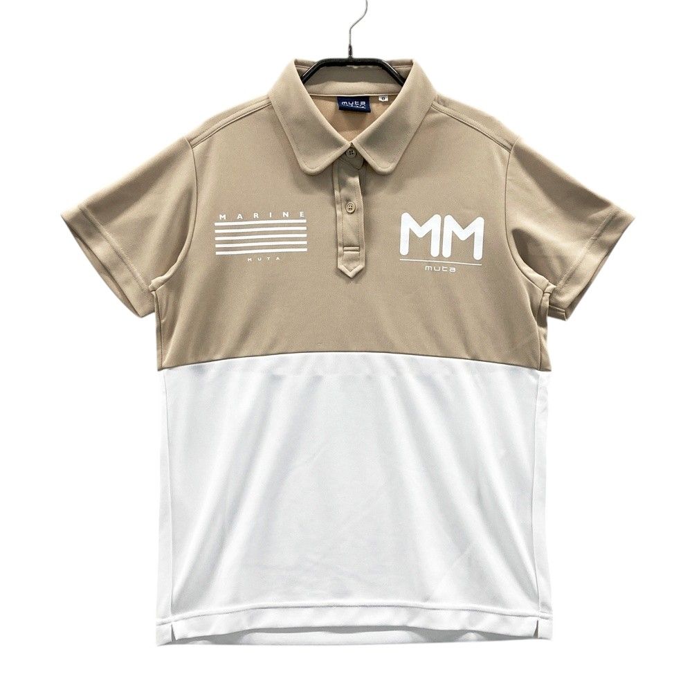 MUTA MARINE ムータマリン ゴルフ ポロシャツ ベージュ(M) サイズ：0