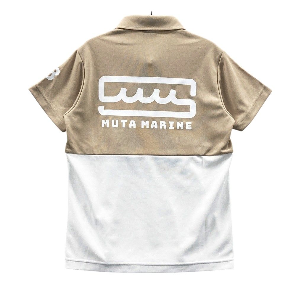 サイズ：0 MUTA MARINE ムータマリン 半袖ポロシャツ ベージュ系