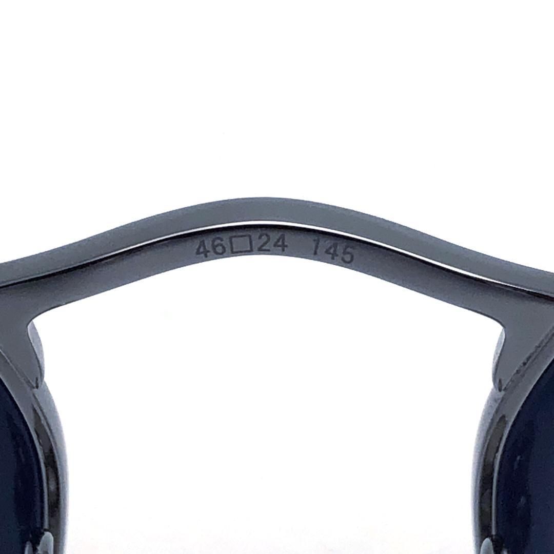  ケース付き ISSEY MIYAKE 金子眼鏡 コラボ メンズ 眼鏡 46 24-145 メタル アセテート シルバー ブラック メガネ 小物